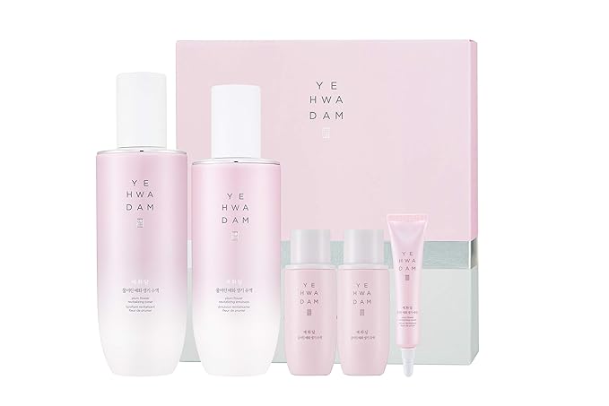 THE FACE SHOP Yehwadam Plum Flower Revitalizing Special Set,12.53 fl. oz.,K-Beauty,Korean Skincare Set