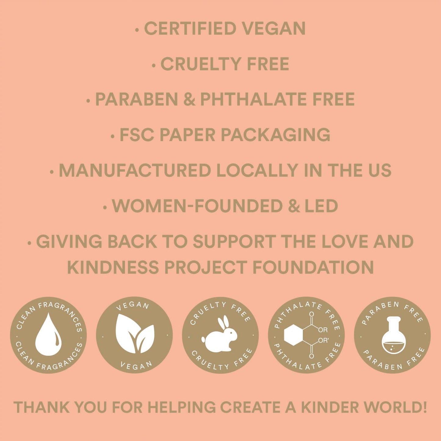 THE HEART COMPANY GOOD VIBES in a bottle | Vegan Gourmand Perfume for women | Fruity Women's Eau de Parfum | Sweet Fragrance 75ml - 2.5 fl oz.