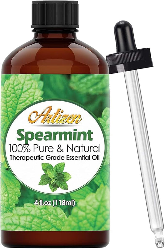 Artizen 4oz Oils - Spearmint Essential Oil - 4 Fluid Ounces