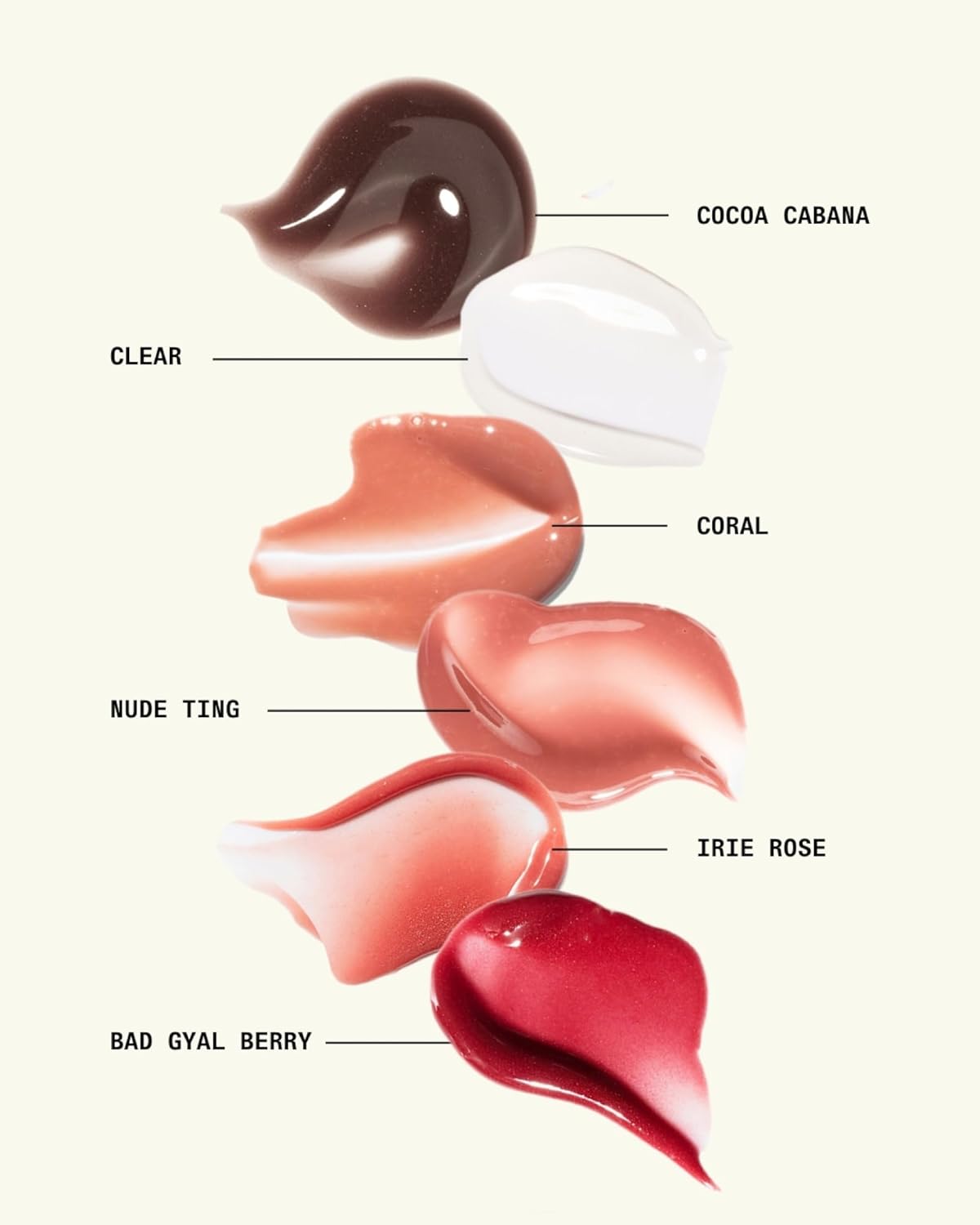 Cay Skin Isle Lip Balm SPF 30 – High Shine, Hydrating + Sheer Lip Gloss in Vanilla Brown Sugar Flavor – Formulated with Natural Ingredients for All Skin Tones – 3-Pack, Rose, Berry, Nude, 1.05 oz