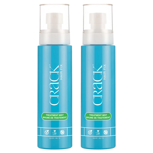 Crack HAIR FIX Mist Spray - Moisturizes & Protects Hair From Dryness & Thermal Damage, Improves Texture - 6 oz, 2 Pack