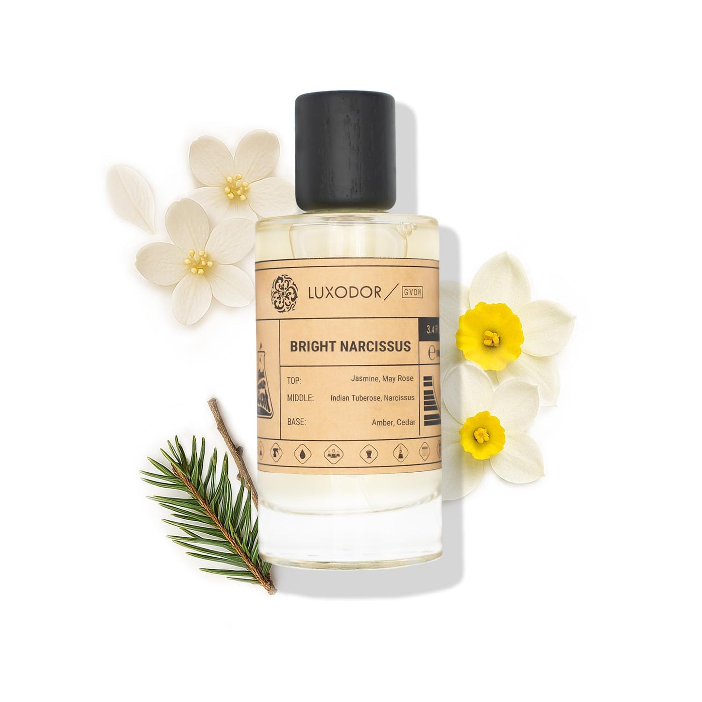 Bright Narcissus- Eau de Parfum, Inspired by Good Girl Gone Bad, Women Fragrance Long-lasting 3.4 fl. oz (100ml)