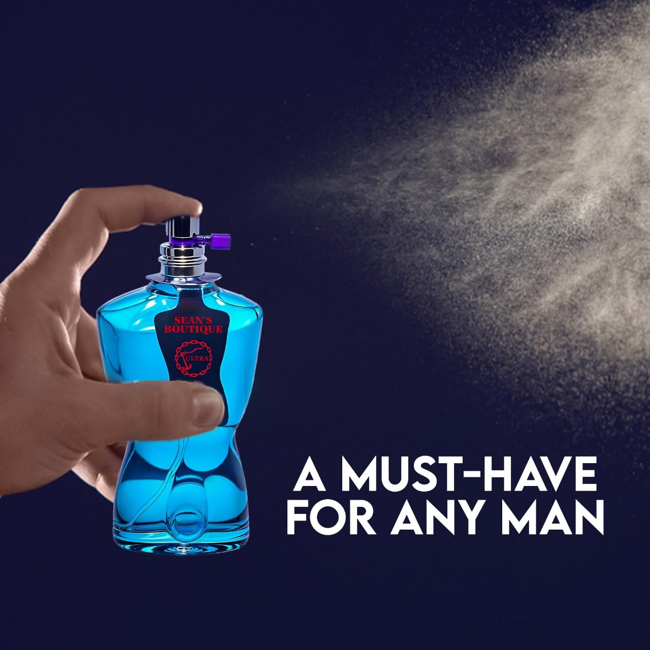 Sean Ultra Men Perfume Cologne for Men Natural Spray Masculine Scent Wonderful Fragrance Gift Eau De Parfum for Daily Use 3.4 Fluid Ounce