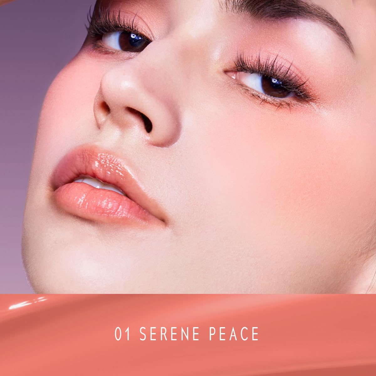 Liquid Blush Makeup for Cheeks, Natural Matte Finish, Blush Tint Stick, Multi-Use, Long-Lasting Lip & Cheek Makeup, Lightweight (01 SERENE PEACE)