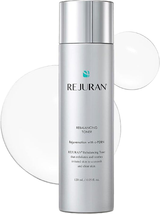 REJURAN® Rebalancing Toner, c-PDRN® - Hydrating and Soothing Facial Toner for Improving Skin Texture and Strengthening Skin Barrier, Clinically Developed Korean Skin Care (4.05 fl oz)