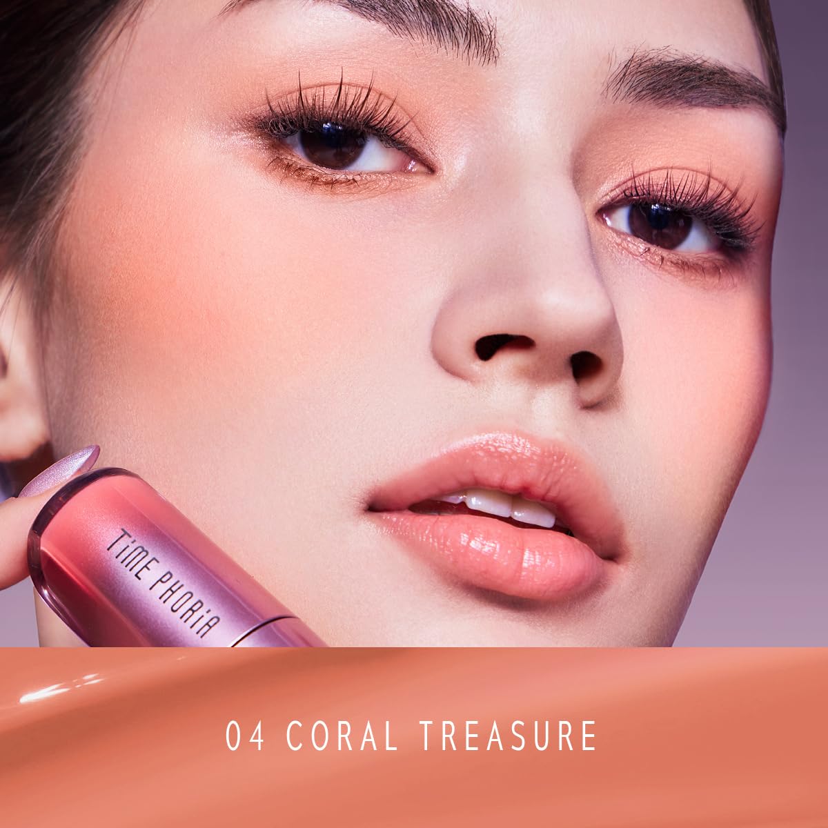 Liquid Blush Makeup for Cheeks, Natural Matte Finish, Blush Tint Stick, Multi-Use, Long-Lasting Lip & Cheek Makeup, Lightweight (04 CORAL TREASURE)