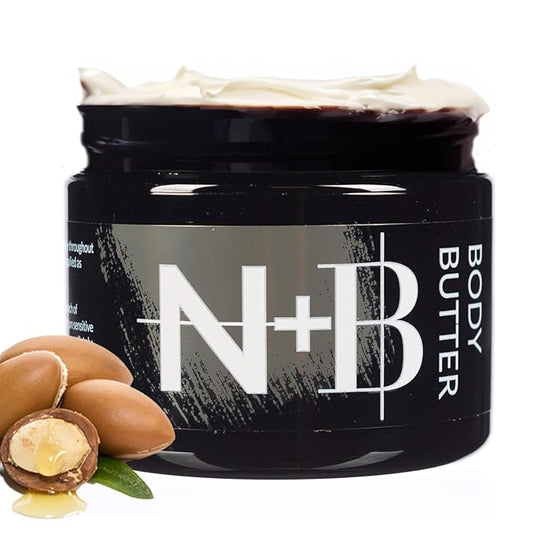 N+B Whipped Body Butter | Vitamin E & Argan Oil Extracts | Ultra Hydrating | No Sticky Residue
