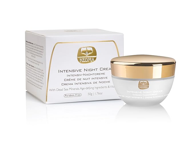 Intensive Night Cream – Anti-Aging Moisturizer with Dead Sea Minerals, Retinol & Botanical Extracts – Hydrating Night Cream for Fine Lines & Wrinkles - 1.76 oz