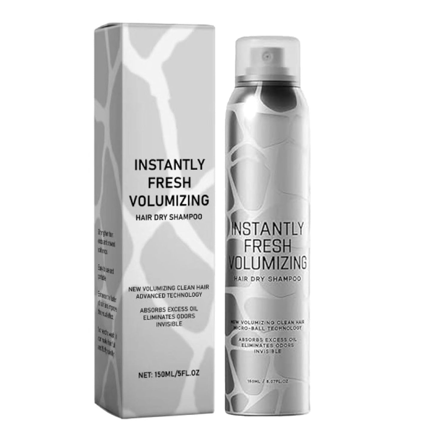SECONDDAY Volumizing Dry Shampoo Spray for Dark Hair - Instantly Fresh Natural Formula with Added Lift, No White Residue & Travel Size Convenience (1PCS)