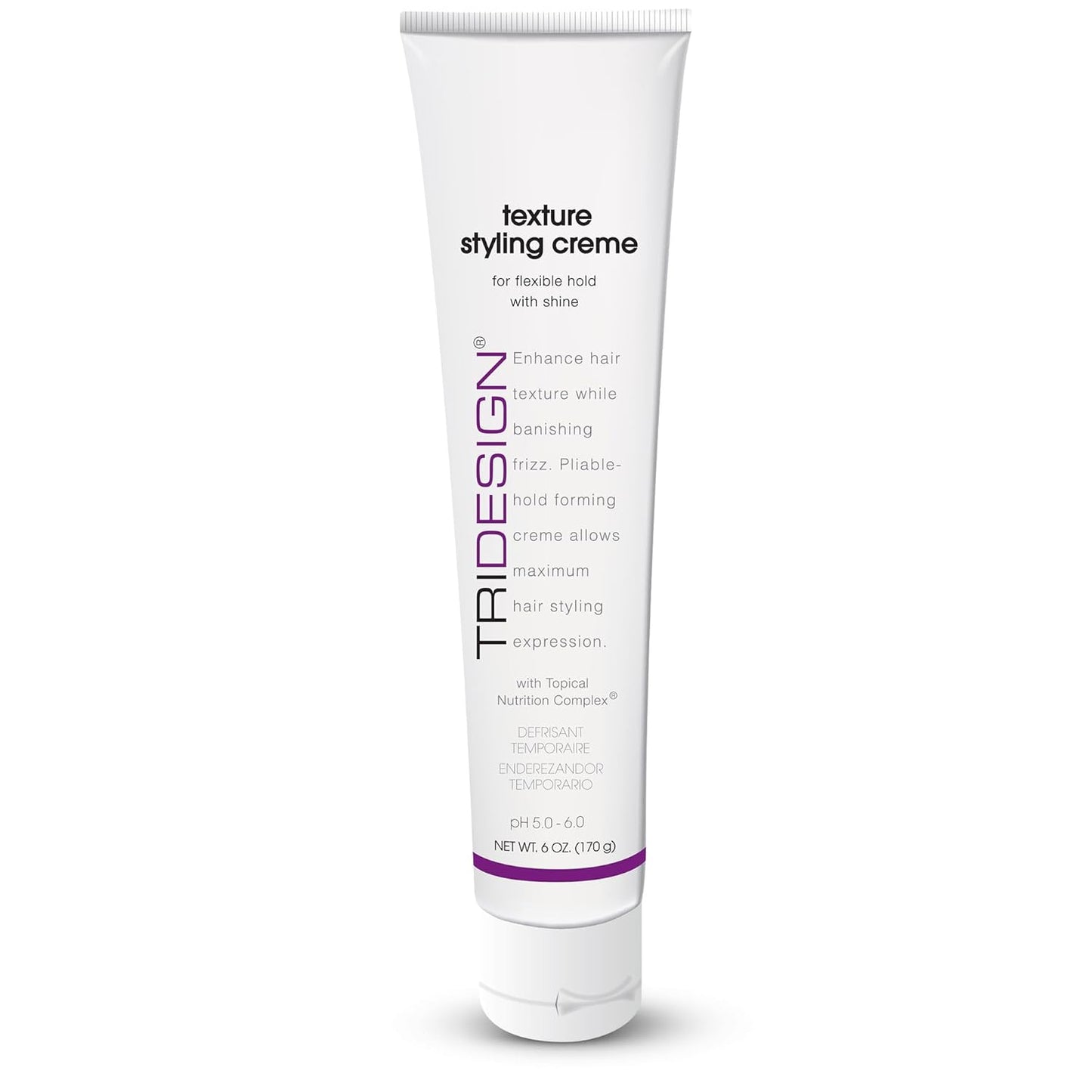 TRI Design Hair Care Texture Styling Creme – Versatile Hair Styling Cream for Smooth, Frizz-Free Hair – Hydrating Fiber Cream for Thick Hair, Curl Defining, and Maximum Styling Expression – 6 Fl Oz