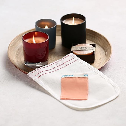 Turkish Kese Exfoliating Glove – Dead Skin Roll Off – Facial Exfoliating Pads – Body Scrubber – Bath Gloves For Shower Exfoliating – Get Smooth and Glowy Skin – 100% Natural (2 Pack)