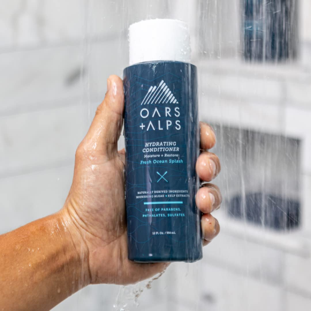 Oars + Alps Hydrating Conditioner for Men, Nourishing Formula with Clean Ingredients, Moisturizes & Softens Hair, 1 Pack, 13.5 Fl Oz