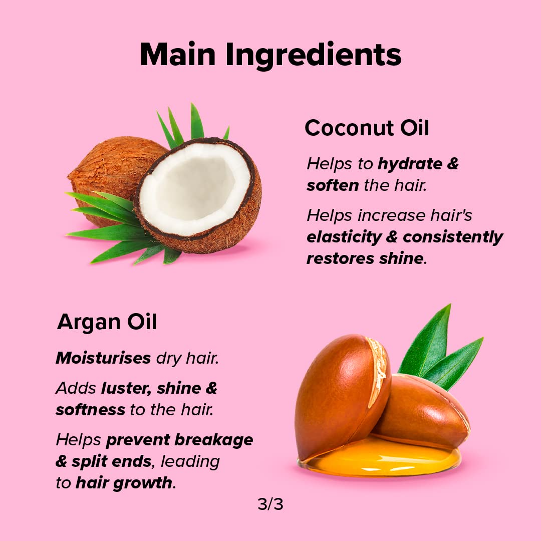 Give Me Cosmetics Hair Repair Cream, Leave-In Conditioner Treatment, Reduces Split Ends, Rich in Castor Oil, Argan Oil, Vitamins B3 and B5 & Strengthening Protein, Reverses Damage