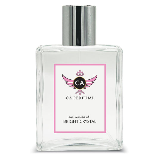 CA Perfume Impression of Bright Crystal For Women Replica Fragrance Dupes Eau de Parfum Spray Bottle 3.4 Fl Oz/100ml-X1