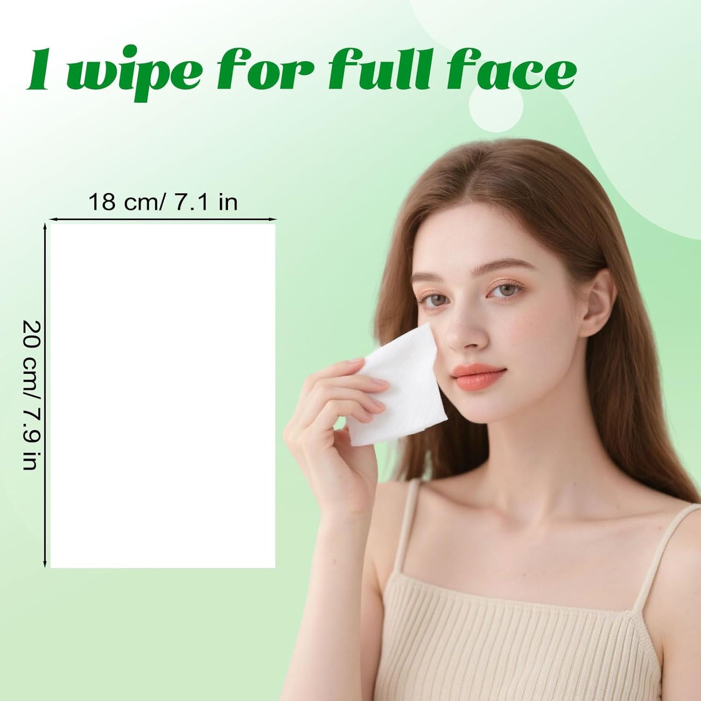 Makeup Remover Wipes Individually Wrapped, 300 Pcs Facial Cleansing Towelette Travel Size, Alcohol-Free, Gentle for Removing Makeup, Oil, Dirt