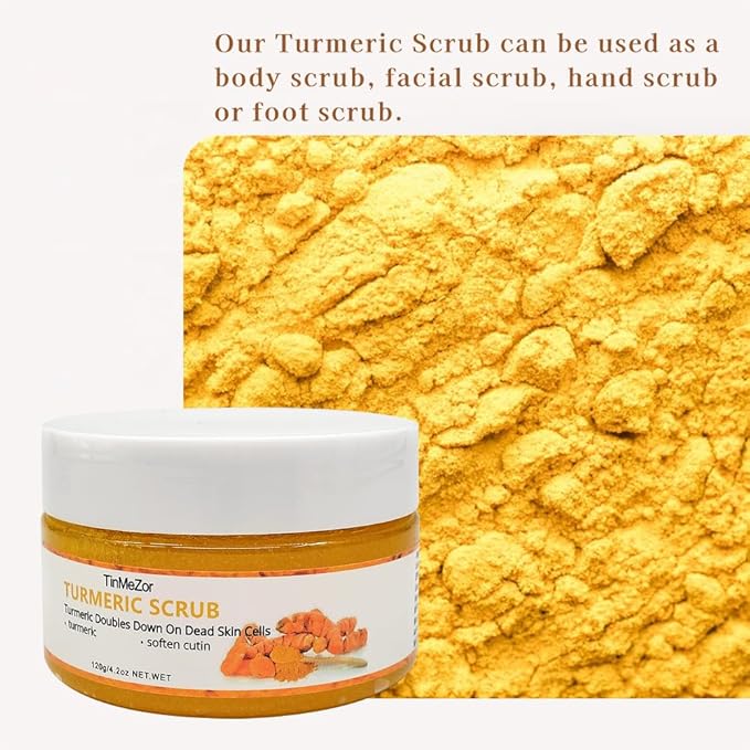 Turmeric Facial Cleanser,Turmeric Soap And Turmeric Face Scrub Three Piece Set for Face & Body,Turmeric Face Wash,Turmeric Exfoliating Scrub,Turmeric Soap Bar for Face