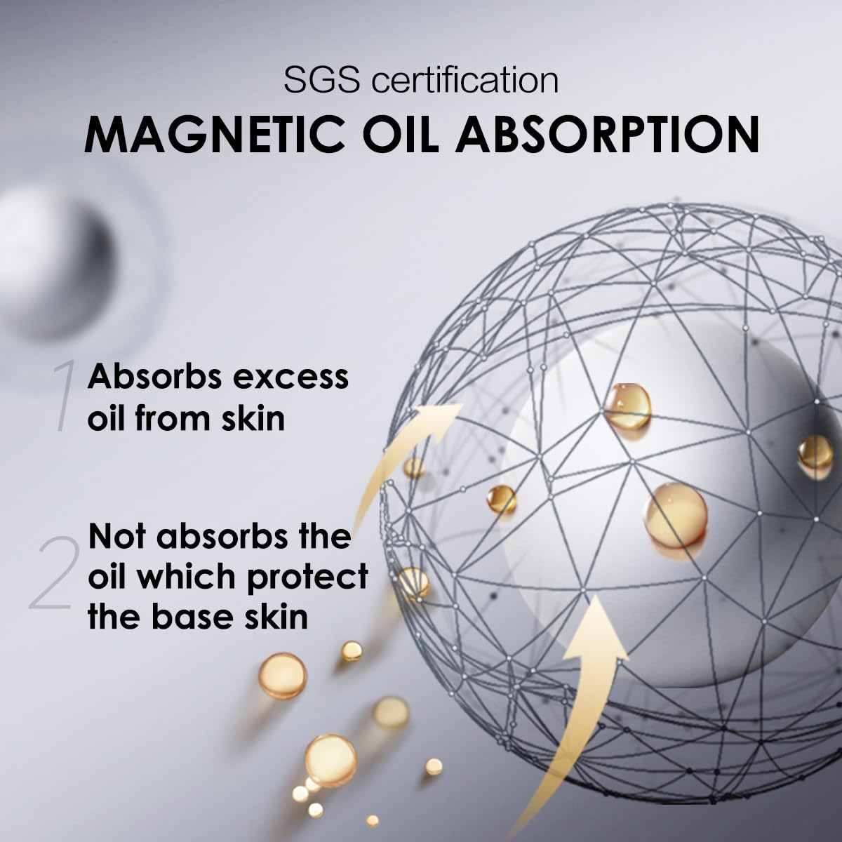 CARSLAN Waterproof Face Pressed Powder Compact, 24H Longlasting Oil Control Pressed Setting Powder Talc-Free Makeup, Shine Free, Poreless, Smooth, 02 for oily skin (0.28Oz)