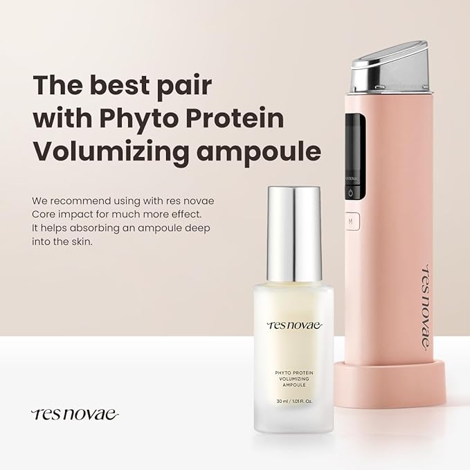 Phyto Protein Volumizing Serum – 30ml (1.01 fl oz) Facial Treatment with Botanical Extracts and Peptides – Skin Firming, Radiance Boost, Hydrating, Plumping, Tone Enhancing