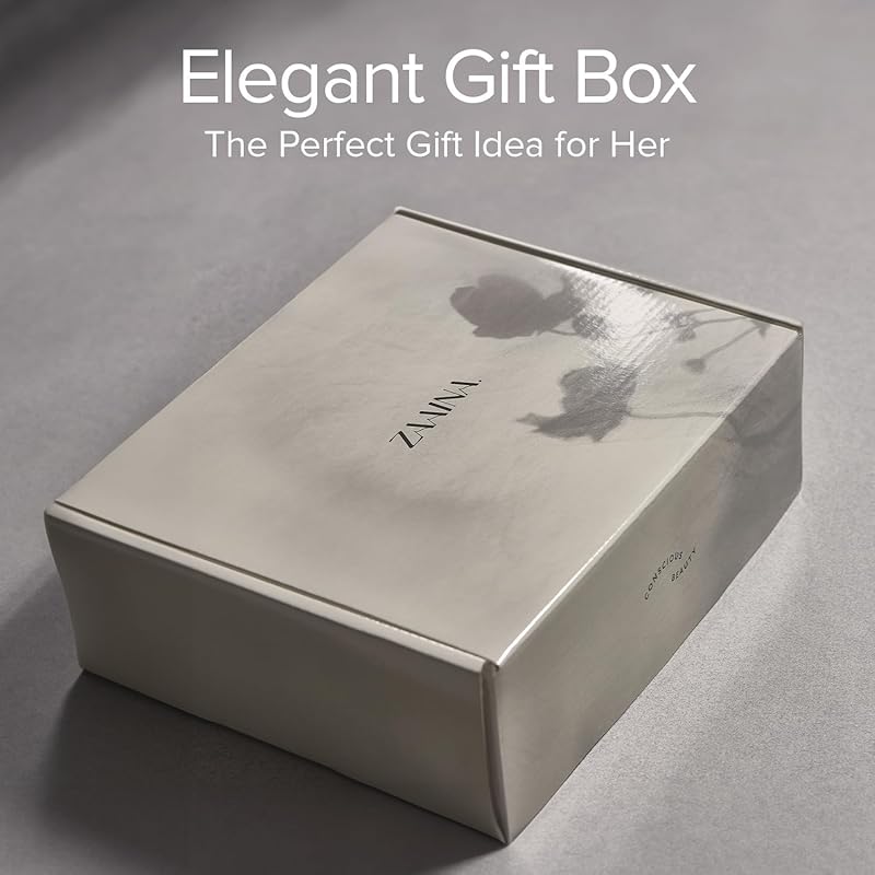 Spa Gift Set for Her - Relaxation Spa Kit for Women, Handmade in USA, Pampering At Home Bath and Body Self Care Spa Package, Luxury Spa Gifts for Women, Spa Gift Basket for Mom, Birthday Gifts for Women by ZAAINA