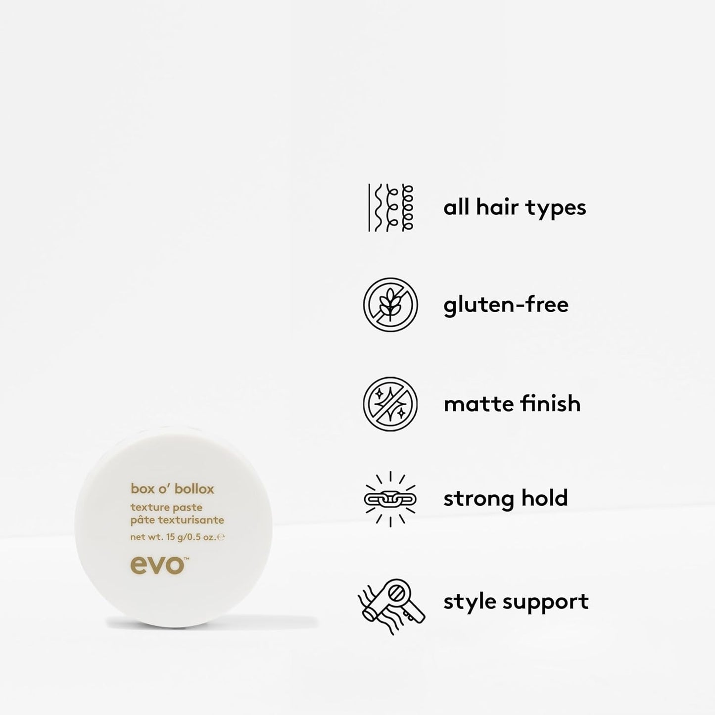 Evo - The Crusaders Haircare Gift Set - Normal Person Daily Shampoo, Box O Bollox Texture Paste, Winners Face Balm and Soap Dodger Hand & Body Wash