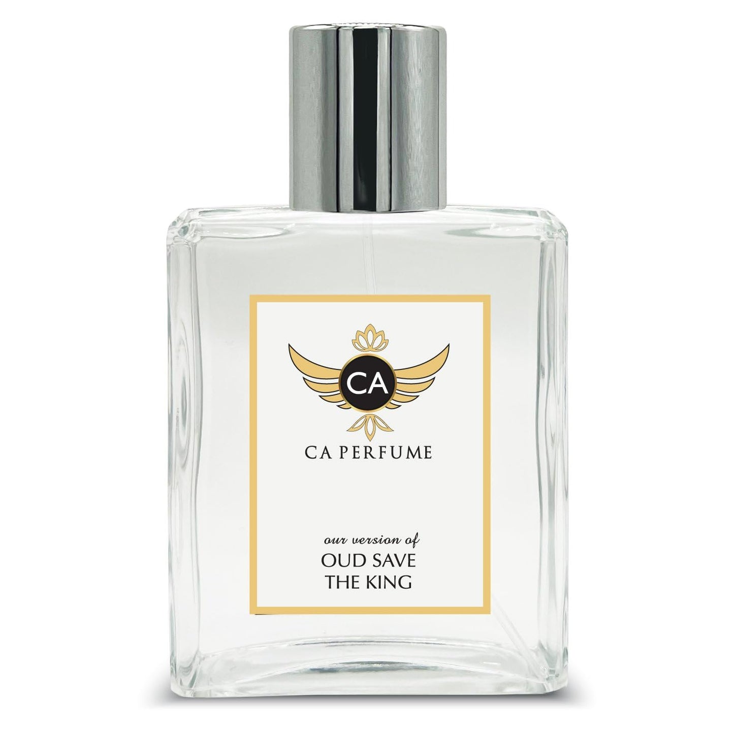 CA Perfume Impression of Oud Save The King for Women and Men Eau De Parfum Amber Scent Long Lasting Unisex Fragrance Signature Scent for Day and Night Wear 3.4 Fl Oz 100ml