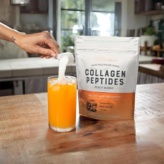 Live Conscious Collagen Peptides Powder (2-Pack)