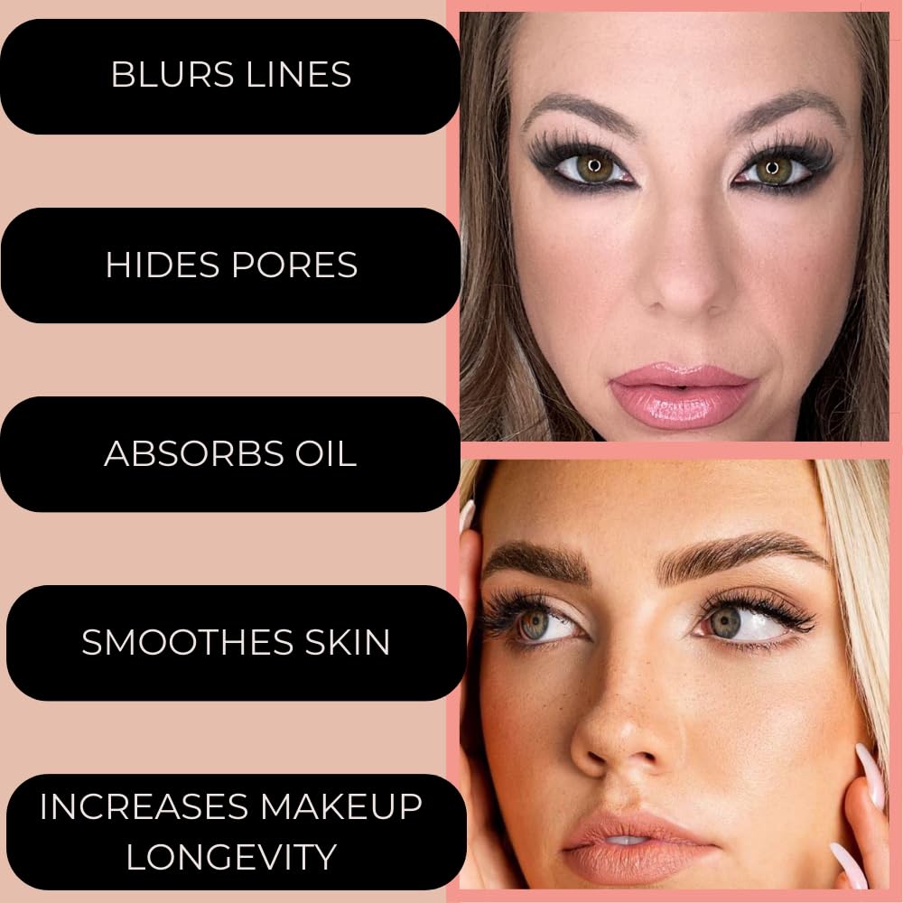 BaeBlu Organic Setting Powder | Non-Toxic, Vegan, Cruelty-Free, Talc-Free, Lightweight + Long Lasting for All Skin Types, Invisible Light