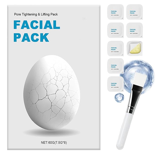 Zombie Face Mask Peel Off, Pore Tightening & Lifting Pack, 8 pcs Hydrating Zombie mask, Facial Mask Care, Anti-Aging, Anti-Wrinkles for All Types (1pcs)