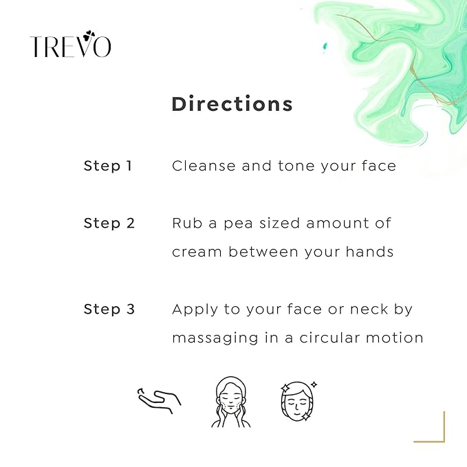 Trevo Peptide Hydrating + Firming Night Cream - Advanced Anti Aging Face Cream - Hydrating Face Moisturizer - Peptides, Retinol & Vitamin B3 - Reduce Fine Lines, Anti Inflammation - 50g/1.8oz