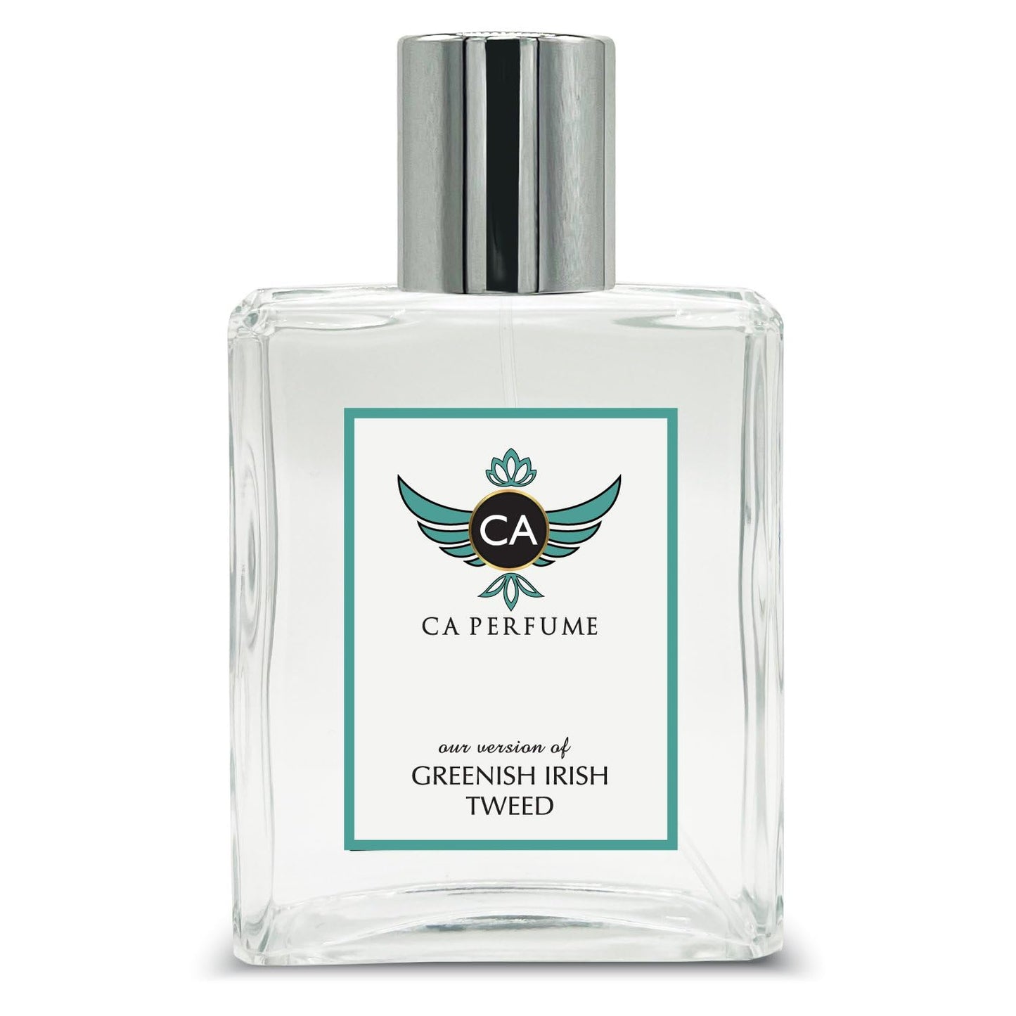 CA Perfume Impression of Greenish Irish Tweed For Men Replica Fragrance Dupes Eau de Parfum Spray Bottle 3.4 Fl Oz/100ml-X1