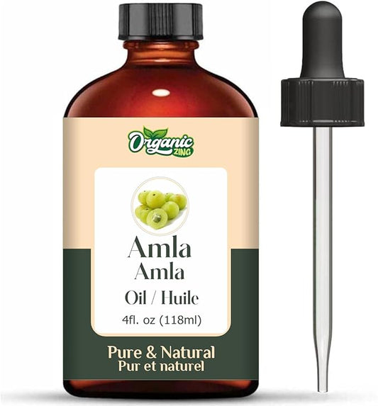 Amla (Phyllanthus emblica) Oil | Pure & Natural Carrier Oil for Skincare, Hair Care & Massage - 118ml/3.99fl oz