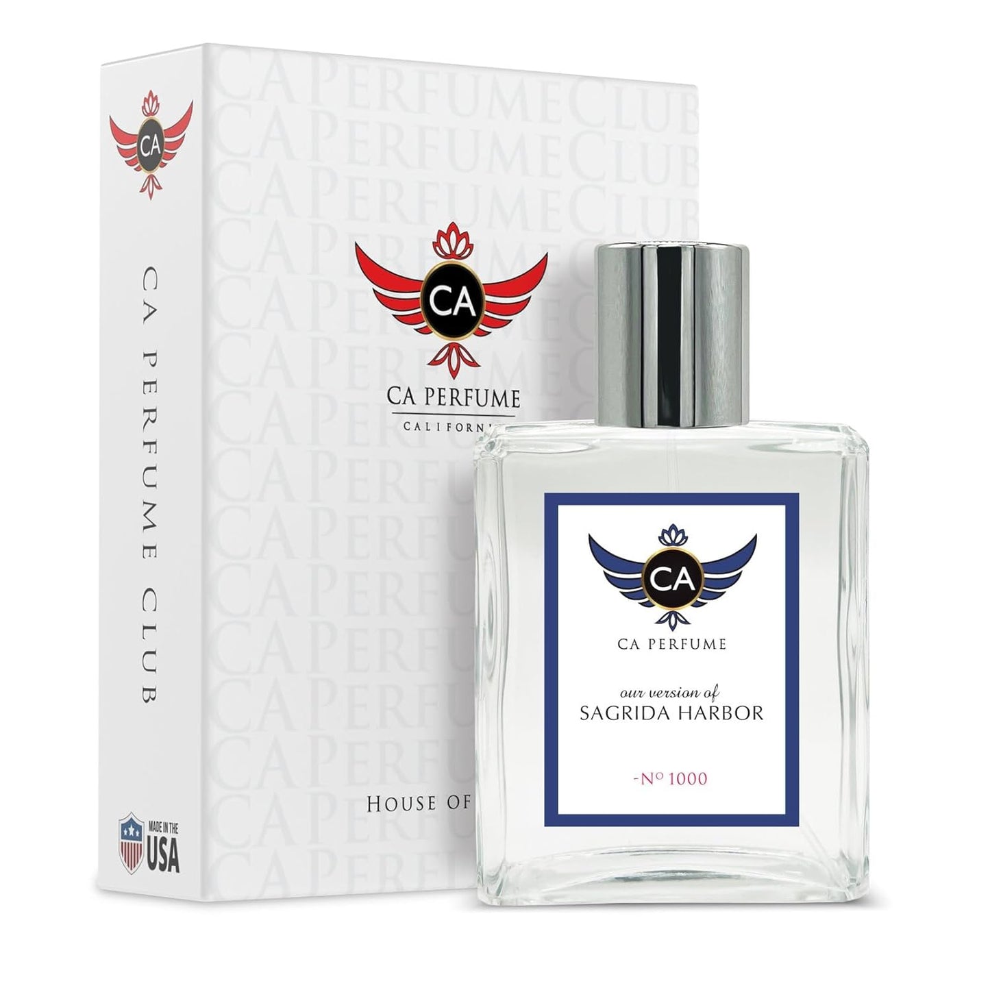 CA Perfume Impression of Sagrida Harbor for Women & Men Eau De Parfum Spray Long Lasting Oriental Floral Perfume (3.4 Fl Oz / 100ml)