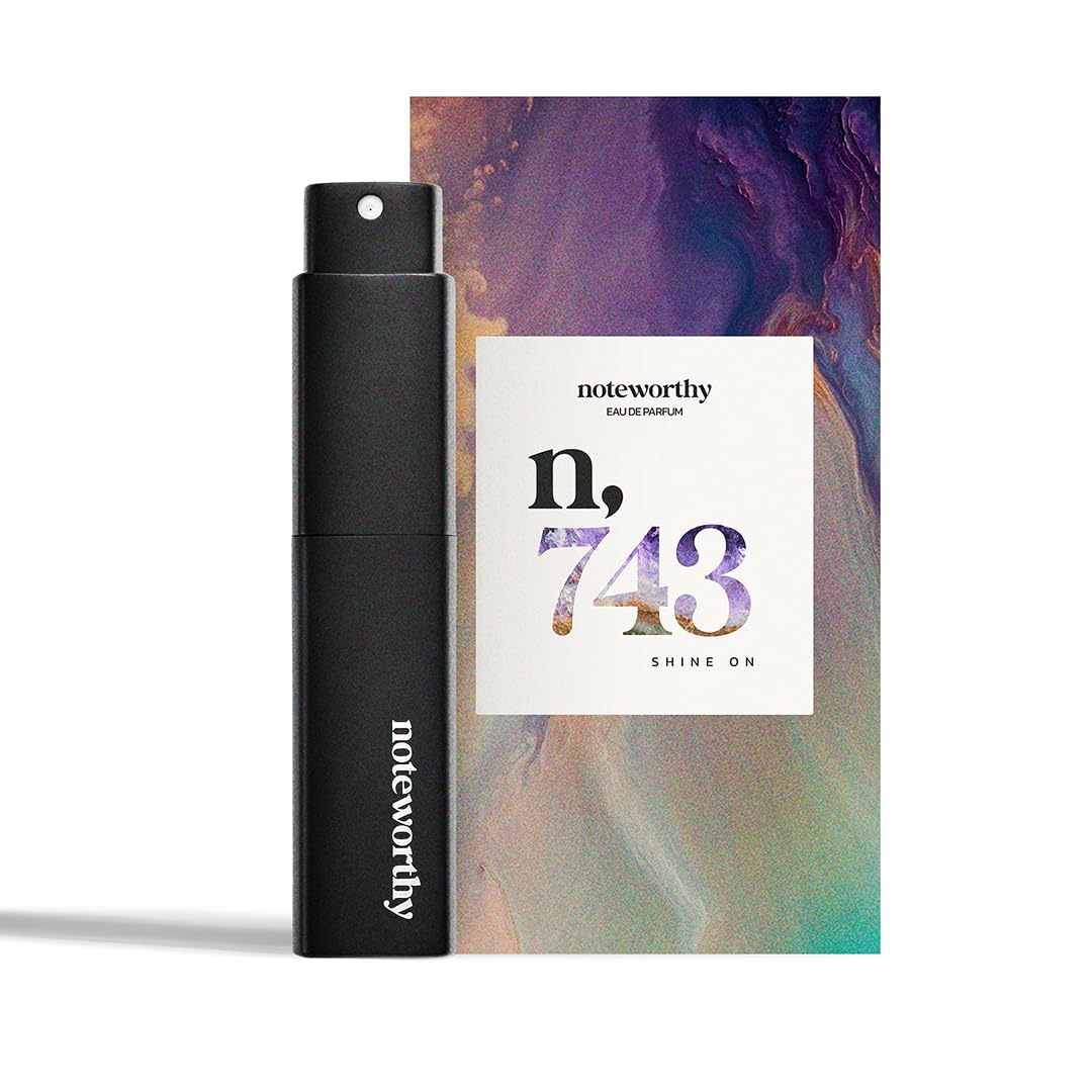 Noteworthy n,743 Femme Fatale Eau De Parfum – Tuberose, Magnolia, Jasmine | Long-lasting Unisex Perfume for Women & Men (Travel)