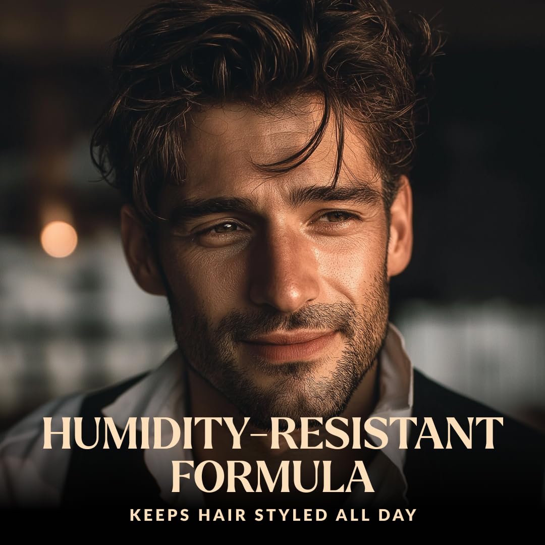 Sea Salt Spray for Men - Salt Water Texture & Volume Spray for Men’s Beach Waves & Curls with Heat Protection 200 ml - Made in Germany (6.76 Fl Oz, Light Hold (Pack of 1))