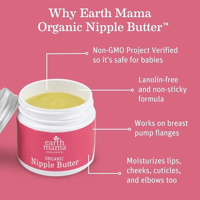Earth Mama Postpartum Essentials Recovery Gift Set for Mom| Organic Self Care Gifts for Mom, Nipple Butter, Perineal Spray & Balm, Sitz Bath, Milkmaid & Periodic Tea and Booby Tubes, 7-Piece Set