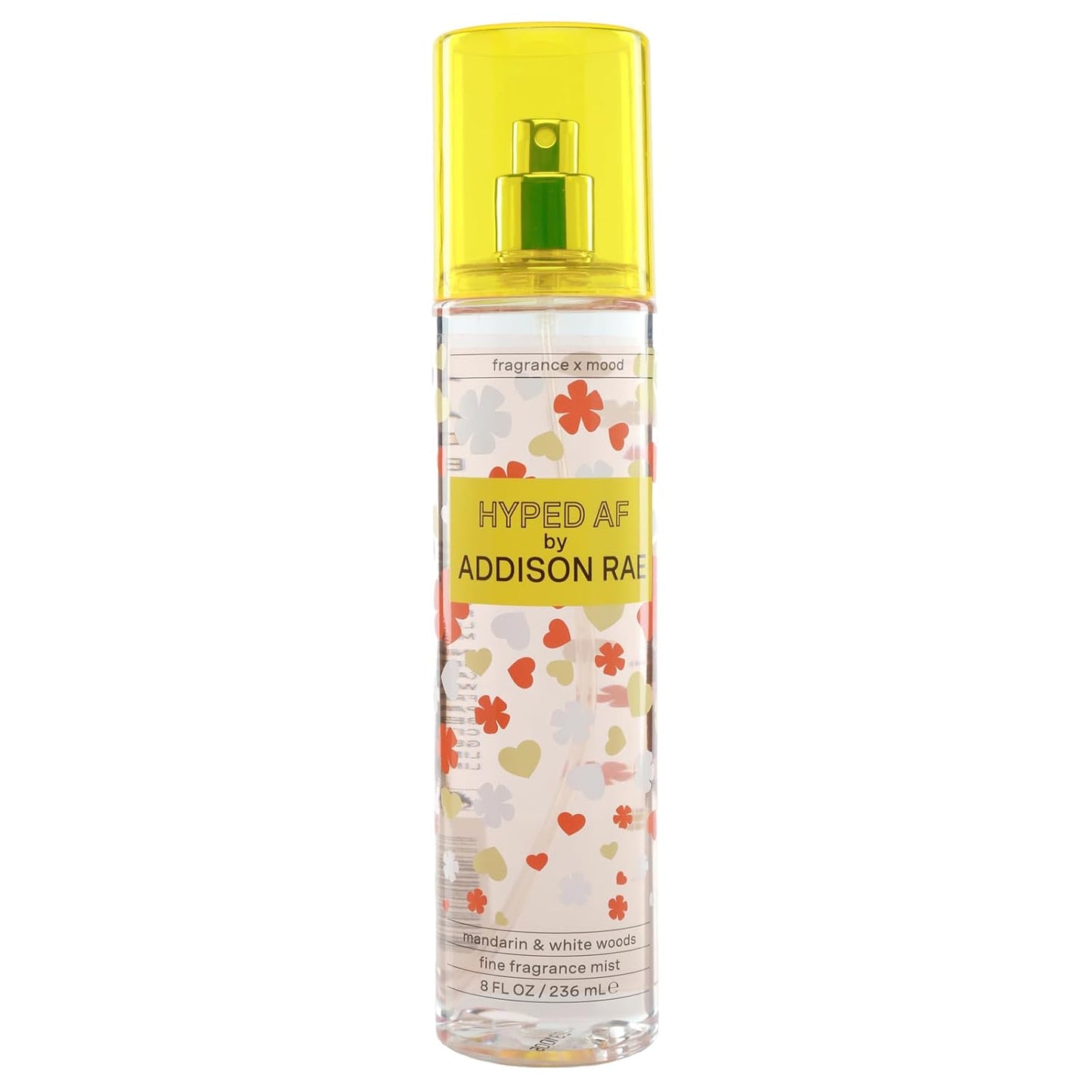 Addison Rae Hyped Body & Hair Mist for Women - Woody Citrus Feminine Scent - Body Spray Opens with Mandarin and Blood Orange - Long-Lasting, Everyday Wear Fragrance for Her - Vegan, Cruelty Free - 8oz