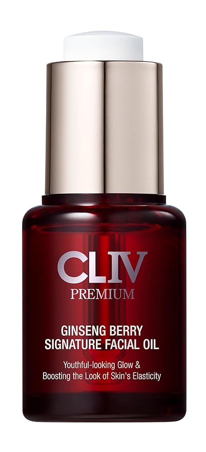 Ginseng Berry Premium Facial Oil, Moisturizing, Elasticity, Nourishing (Face Oil 0.67 fl.oz)