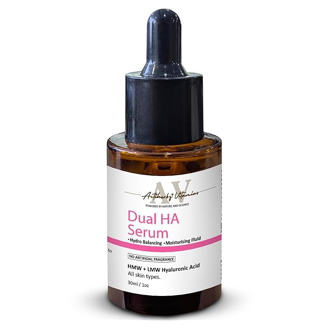 DUAL Hyaluronic Acid Face Serum For Plump Skin, Hydrating Face Serum For Fine lines - 30 ml