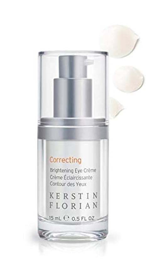 Kerstin Florian Brightening Eye Creme | Anti Aging Under Eye Cream | Effective Ingredients to Reduce Dark Circles, Puffiness, Fine Lines & Wrinkles (.5 fl oz)