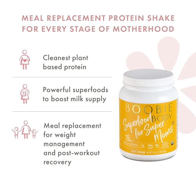 Boobie Body Superfood Protein Shake (21oz, 1 1 Tub)
