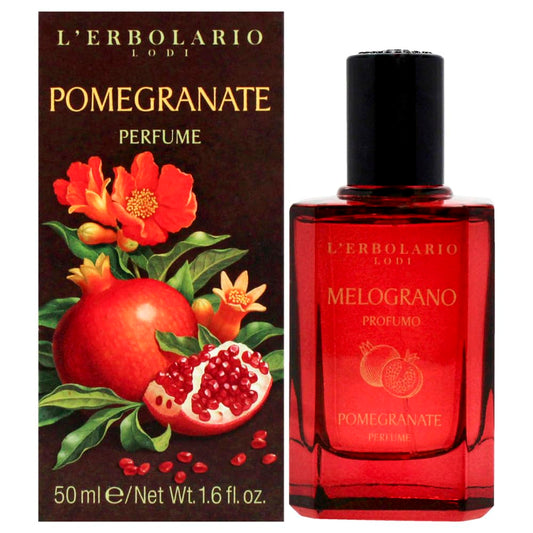 L'Erbolario Pomegranate Perfume - Perfume for Men and Women with Mandarin Orange, Lemon and Musk Notes - Fruity, Spicy Scented Mens Cologne - 1.6 oz