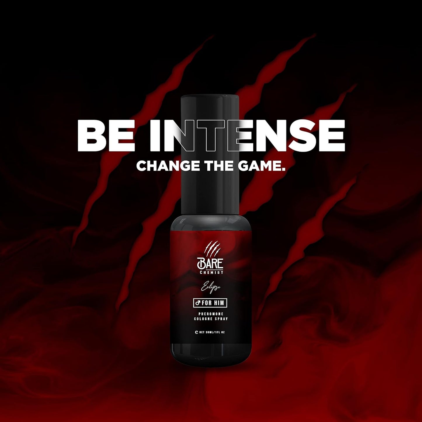 Eclipse Pheromone Cologne for Him - [Attraction Formula] Pheromone Perfume Oil Spray for Men 1oz.