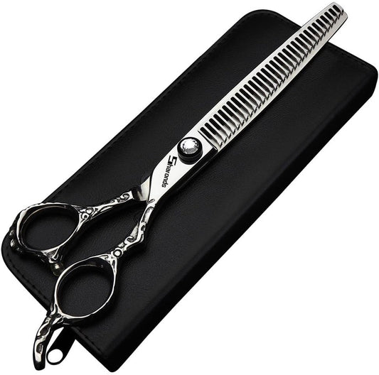 6/7/8 Inch Professional Hair Clippers, Japan 440C Cobalt Alloy Hair Clippers, Hair Clipper for Weight Loss (7 Inch Thin Scissors-AA)