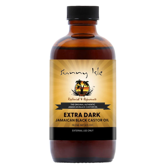 Sunny Isle Jamaican Black Castor Oil Extra Dark, 4 Fl Oz