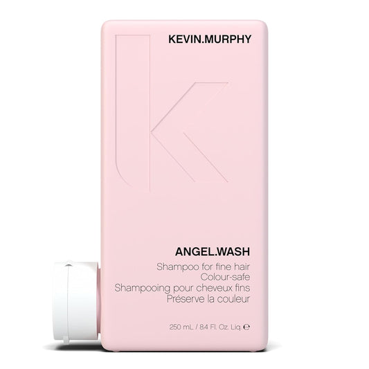 KEVIN.MURPHY ANGEL.WASH - Restorative Shampoo - For Fine Coloured Hair - Colour-Safe Shampoo - With Vitamins & Antioxidants - Sulphate & Paraben Free - 250 ml / 8.4 fl oz