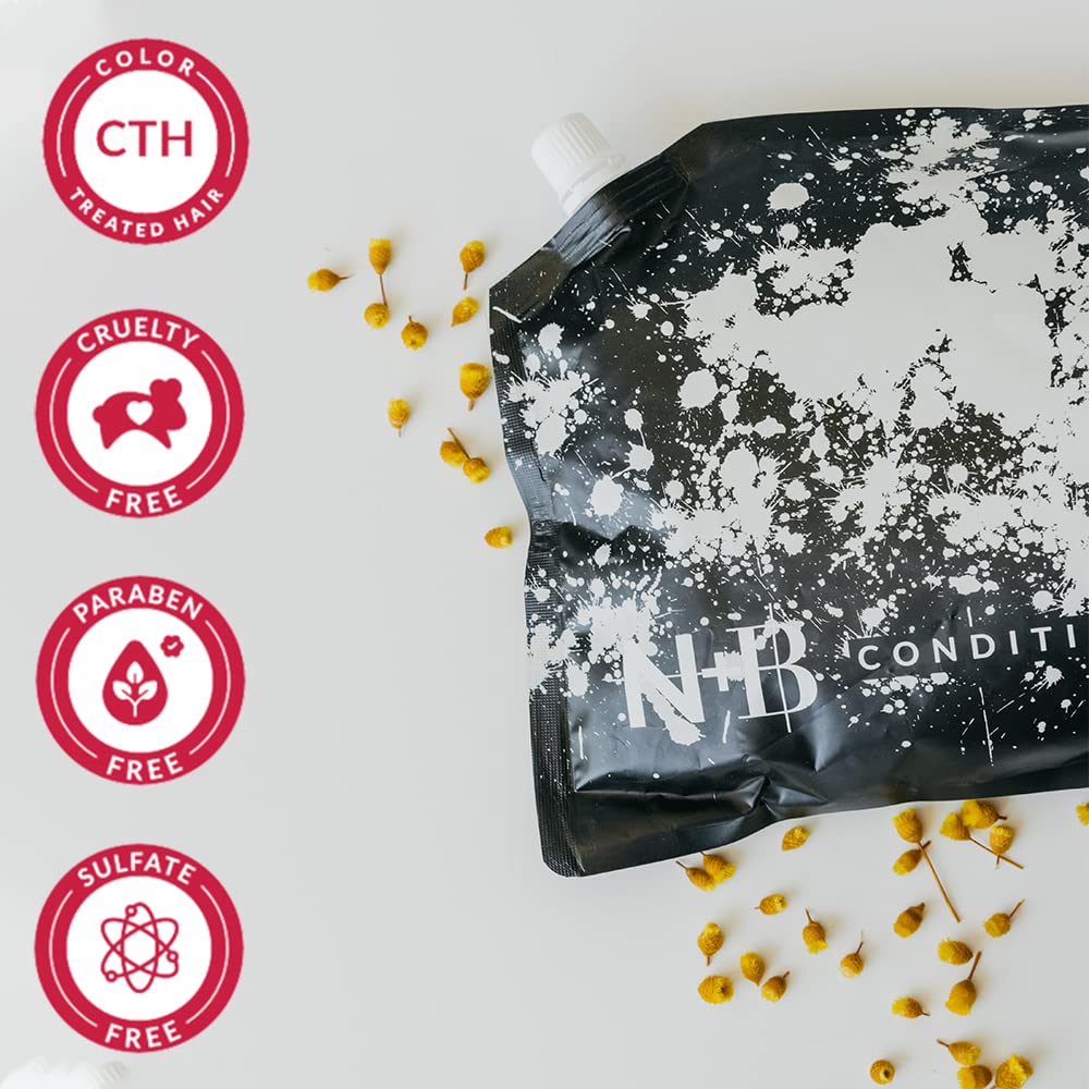 N+B Core Collection | Paraben-Free | For All Hair Types and Textures | Strengthens and Hydrates | Made in the USA (Shampoo/Conditioner Refills)