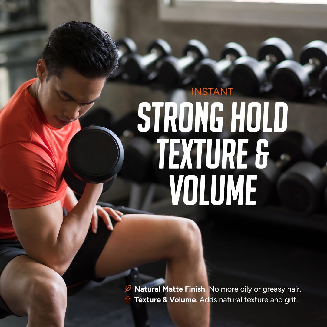 Kami Hair Texture Powder for Men - Strong Hold & Volume Powder - Texturizing Hair Product for Men’s Styling, Matte Finish, All-Day Hold for Thick Hair