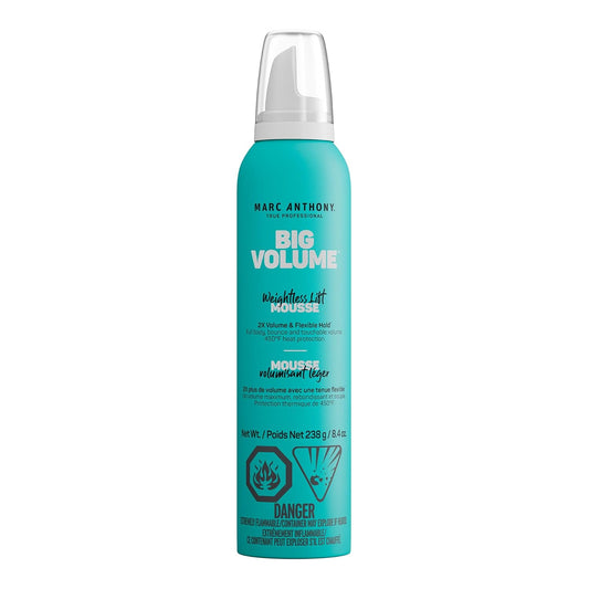 Marc Anthony Big Volume Mousse, for Full Body and Touchable Hair, 8oz