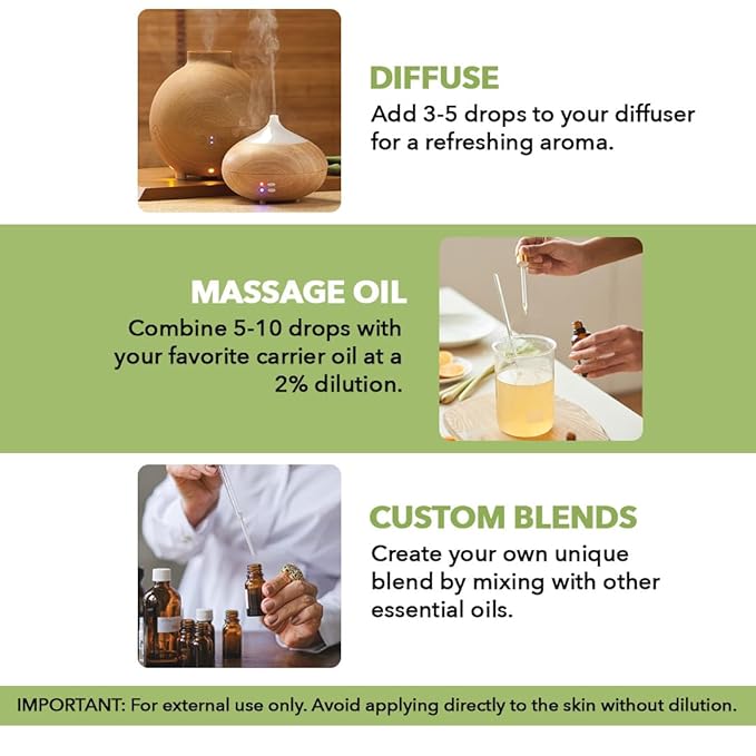 MAJESTIC PURE Peppermint Essential Oil | 100% Pure and Natural Peppermint Oil | Premium Grade Essential Oils for Hair Care, Home Diffusers, Skin, Aromatherapy, Massage and Humidifiers | 1 Fl Oz