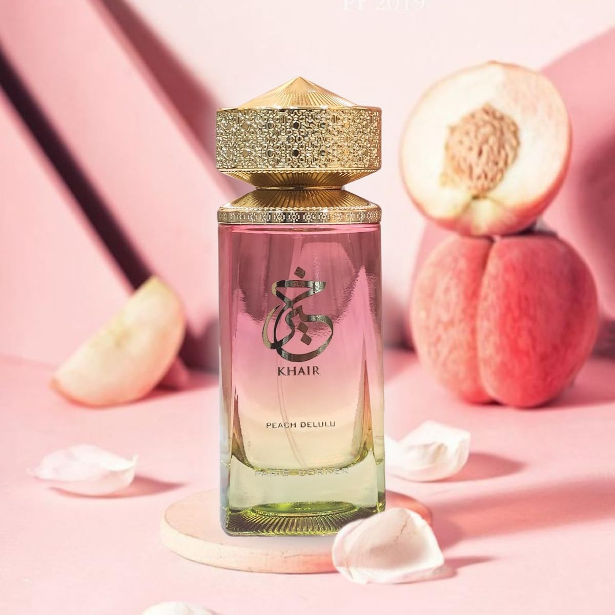 Paris Corner | Khair Peach Delulu Eau de Parfum for Women – 3.4 Fl Oz | Sophisticated Gourmand Perfume with Peach, Nectarine, Guava, Vanilla & Florals | Long Lasting Luxury Fragrance